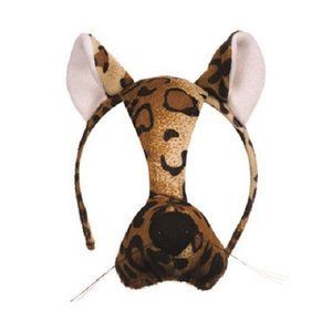 Leopard Dress-Ups Animal Mask Headband NEW